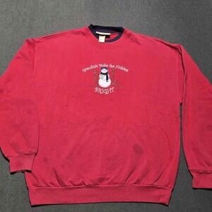 Vintage M&C Sportswear Grandma Christmas Sweatshirt Size XL 90s Grandkids
